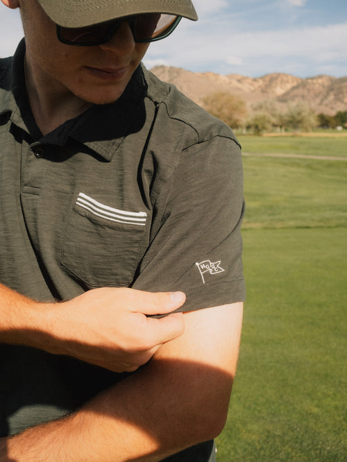 The Architect: premium slub cotton polo